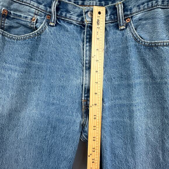 Levis 550 Jeans Men 35x32 Worn Relaxed Tapered Y2K Streetwear Classic Dad Norm - Picture 15 of 16